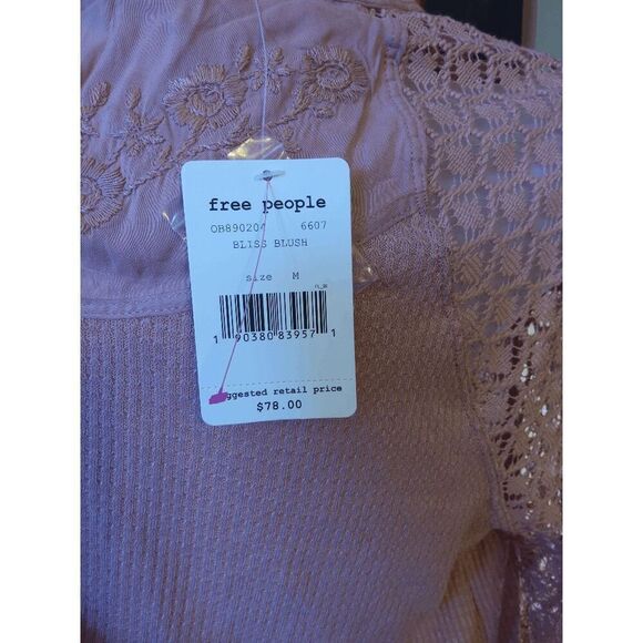 NWT Size Med Free People Sweetest Thing Thermal Top - Picture 4 of 4